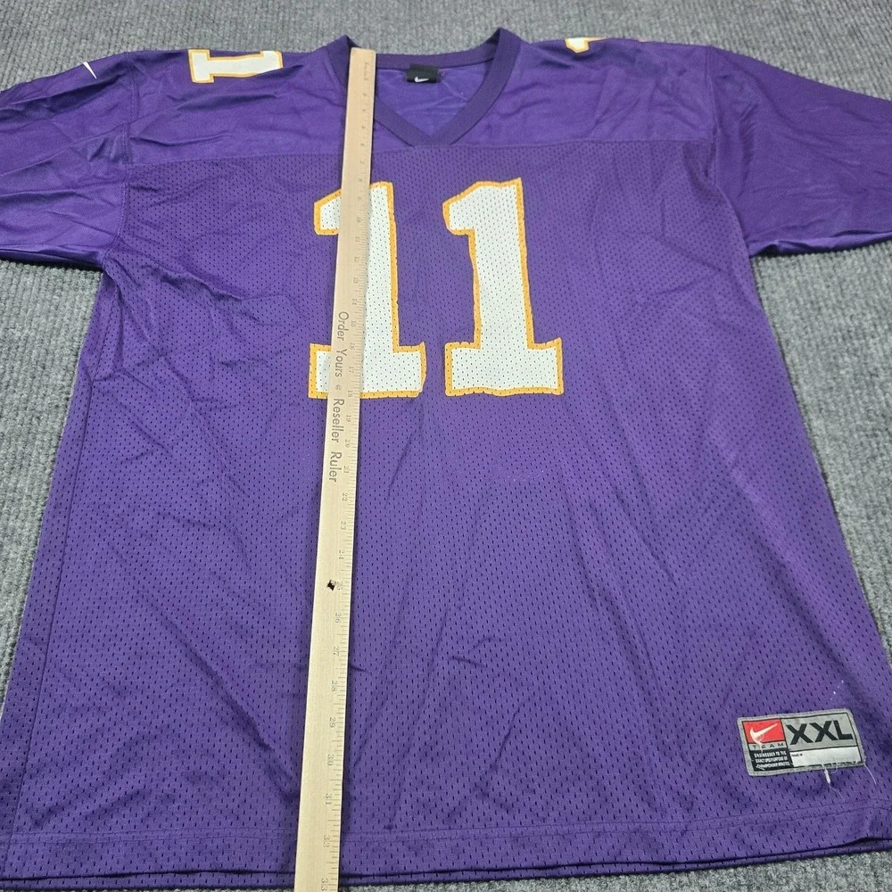 Vintage Daunte‎ Culpepper Minnesota Vikings Jersey Mens 2XL Purple NFL Nike Y2K